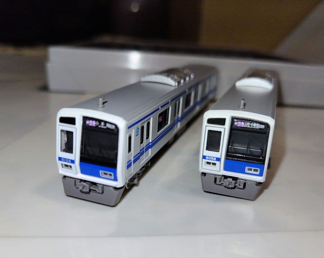 グリーンマックス 西武6000系アルミ車（6158編成·ベンチレーター撤去後）