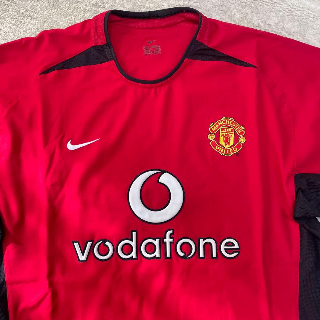 NIKE 02-04 マンチェスターユナイテッド ユニフォーム vodafone