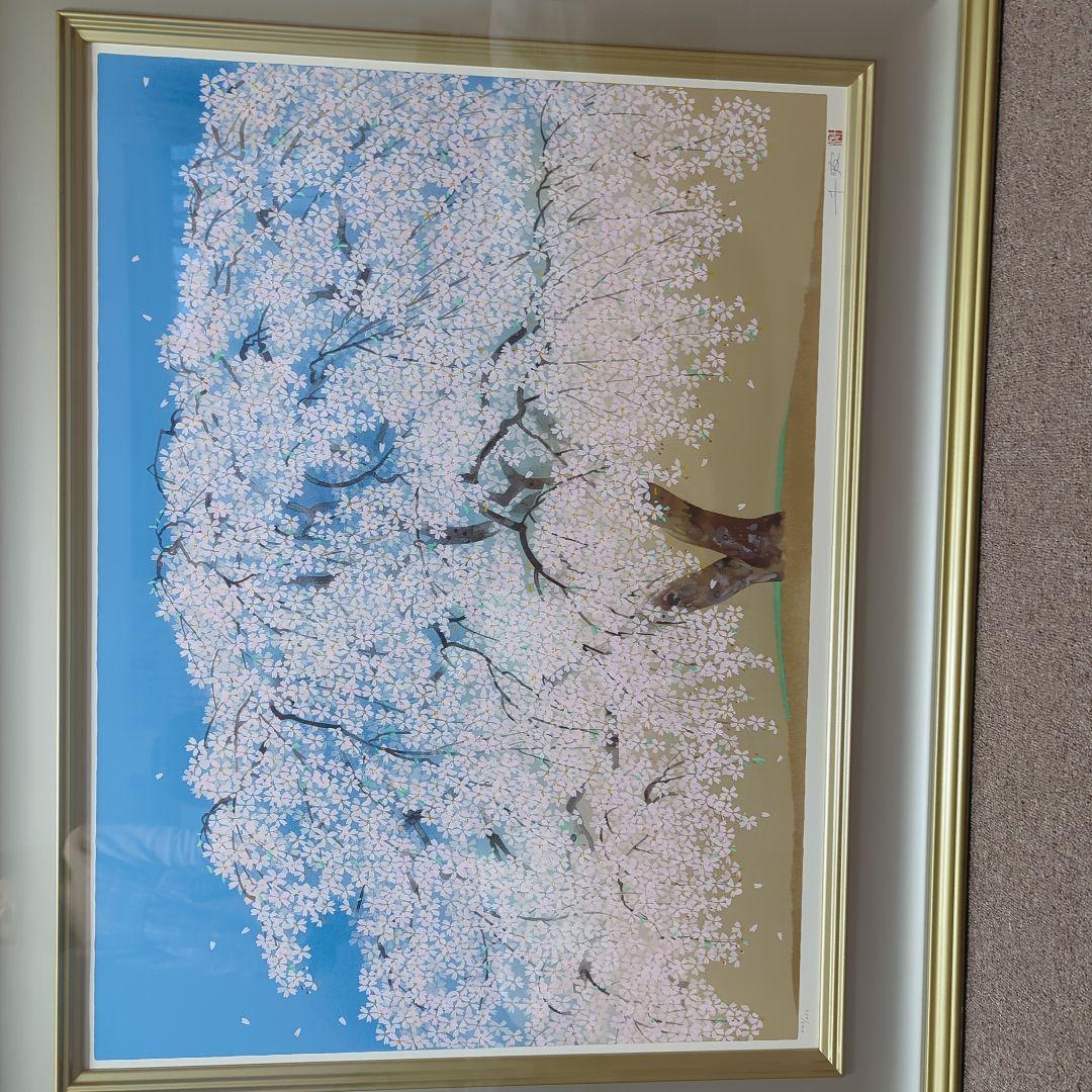 中島千波「高台寺の枝垂桜」