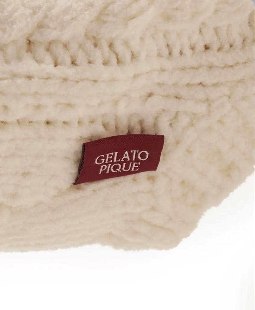 ジェラートピケ ハートアランハイネックプルオーバー L