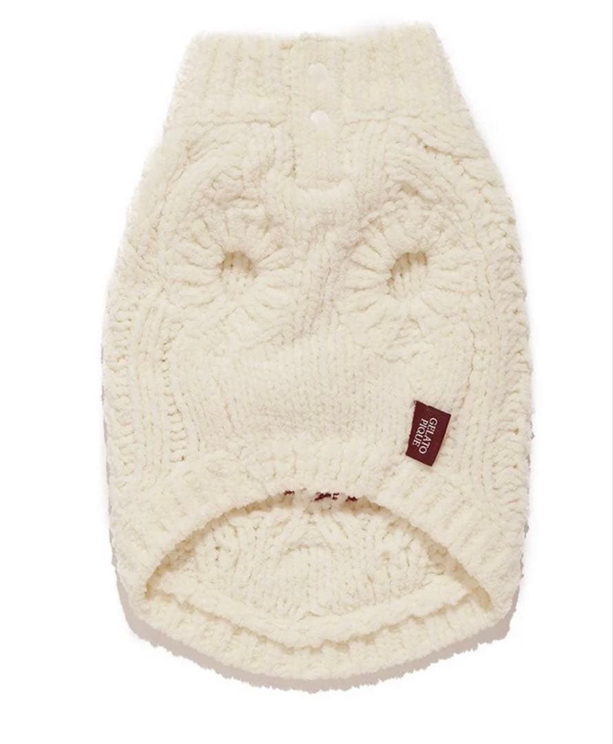 ジェラートピケ ハートアランハイネックプルオーバー L