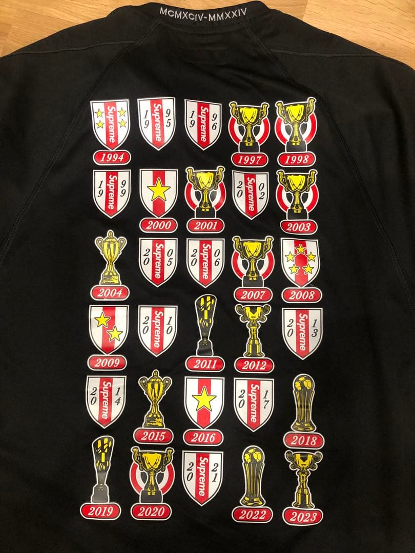 Supreme ブラック スポーツシャツ S