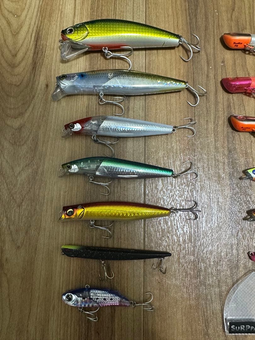 シーバスルアーセット ブルーブルー・メガバス・シマノ・デュオ・ロンジン・ダイワ