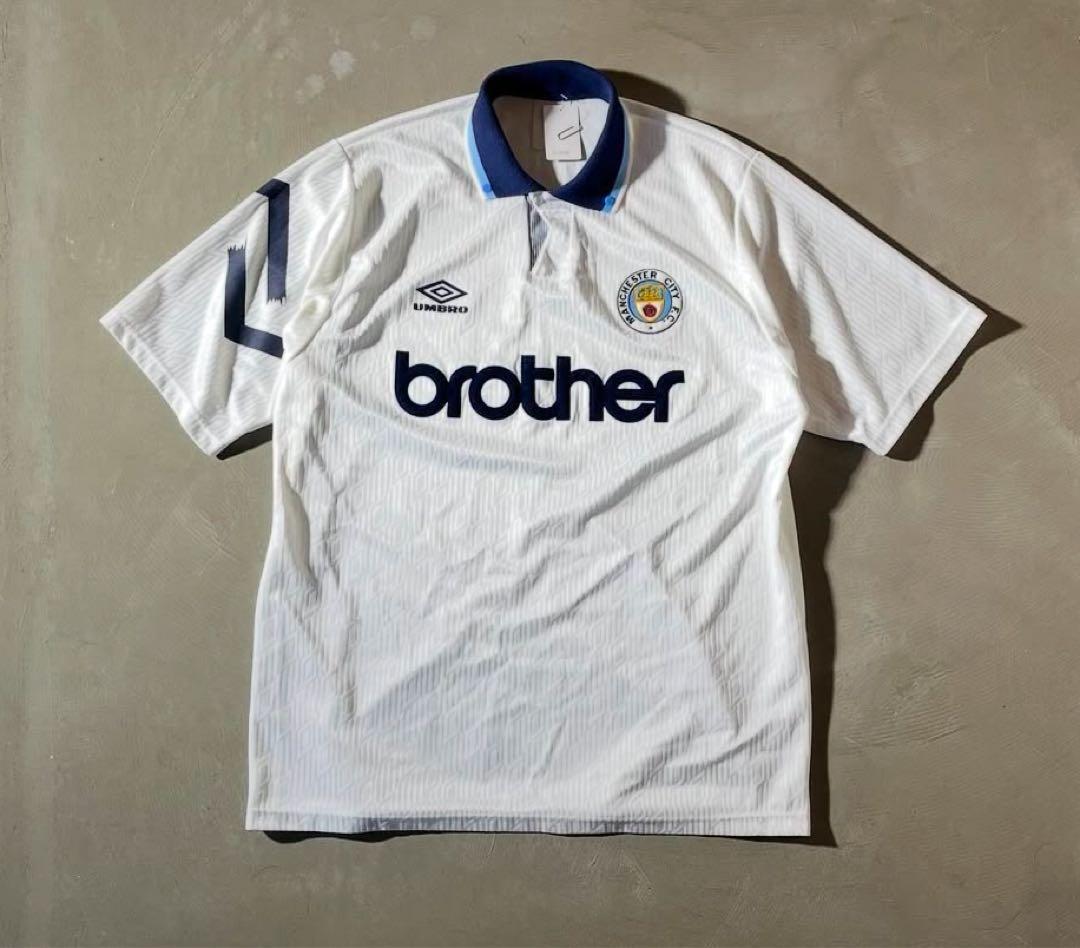 【希少/美品】91/93 UMBRO マンチェスターシティ サードユニフォーム