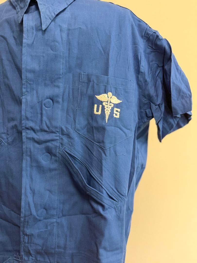 米軍 実物 ホスピタル シャツ