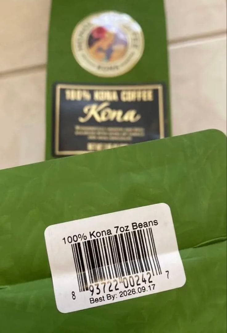【豆タイプ】ホノルルコーヒー 100%☆コナコーヒー 7oz