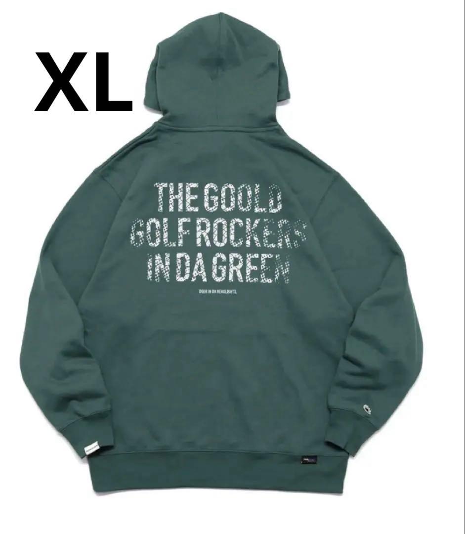 XL goold golf rockers スネークフーディー セットアップ 緑