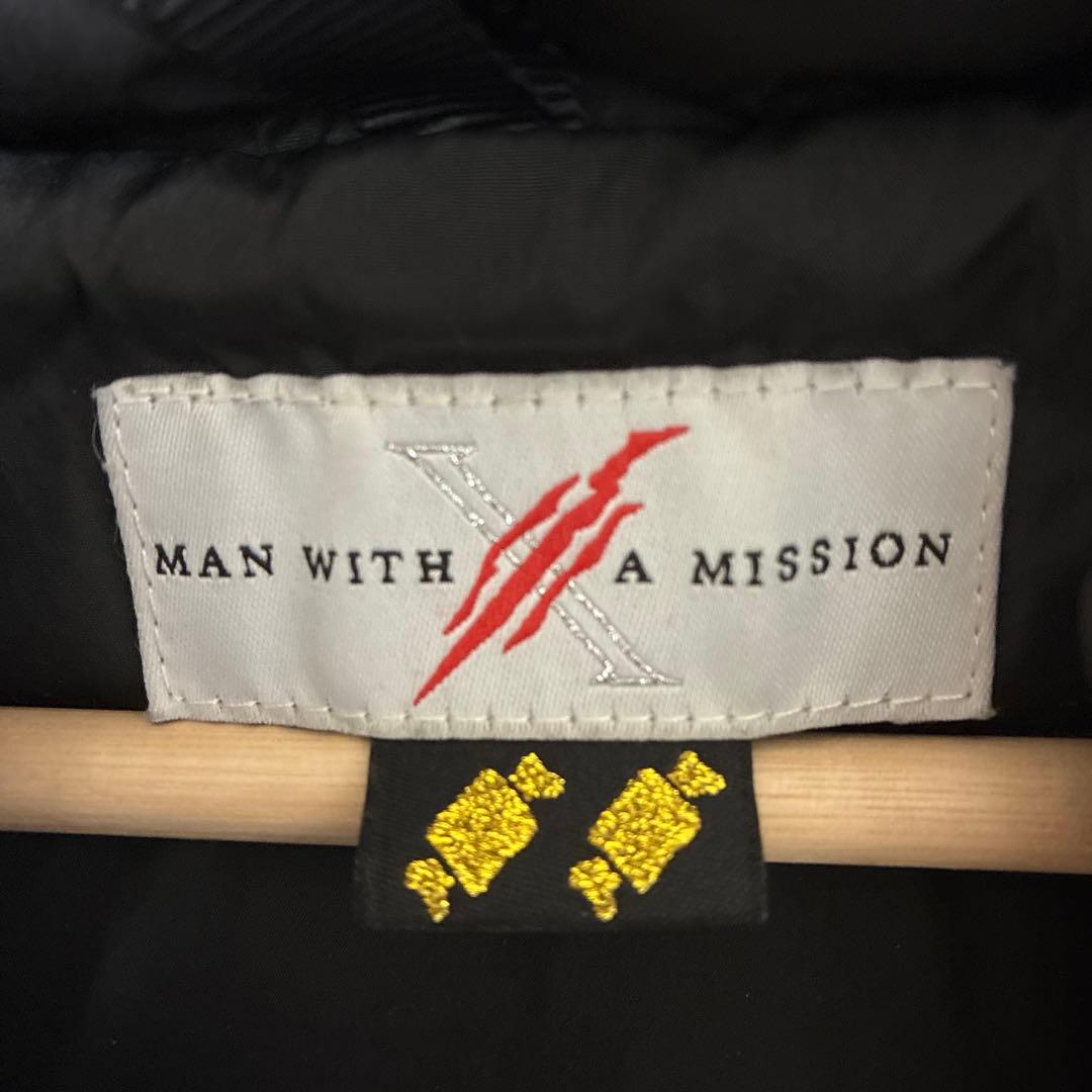 美品 マンウィズ プレミアム お毛並み ダウンジャケット