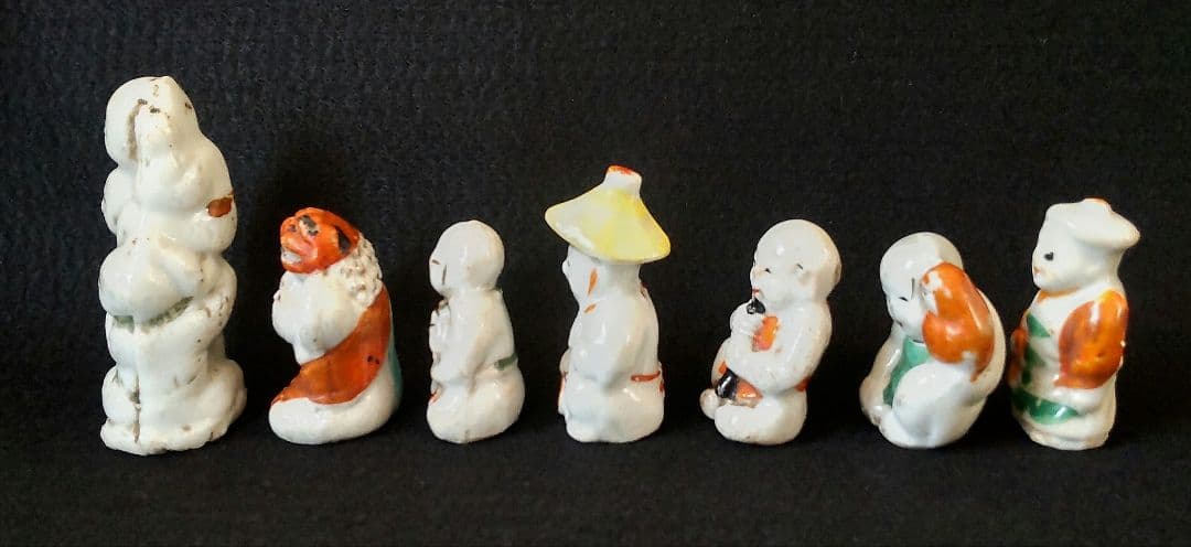 磁器人形　７点　子供　唐子　童子