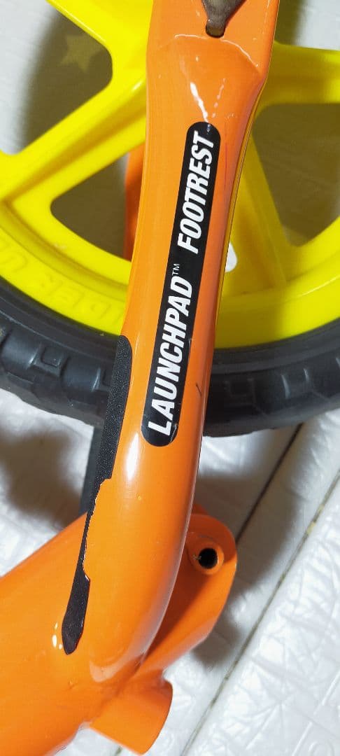 ストライダー　STRIDER　オレンジ/イエロー　オマケ収納袋セット付き