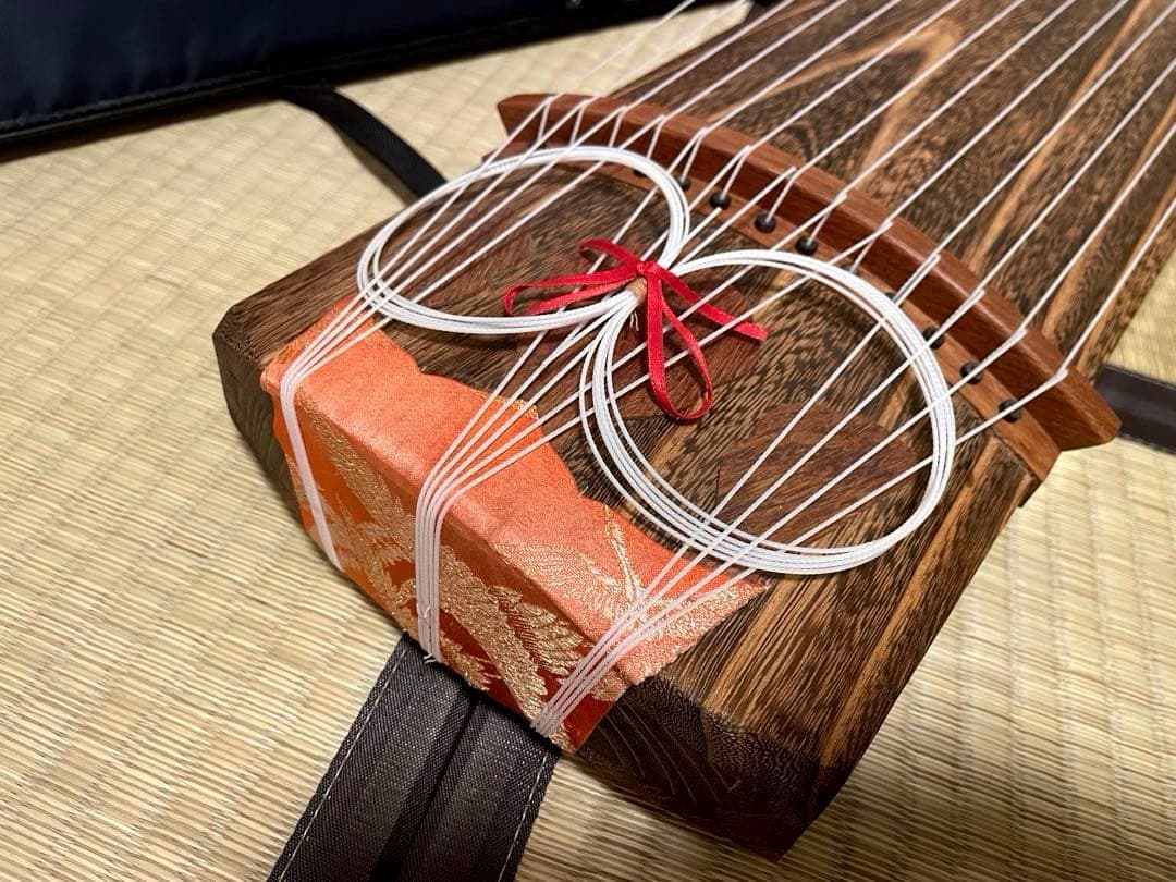 全音 ゼンオン 琴 13弦 文化箏ハードケース付き