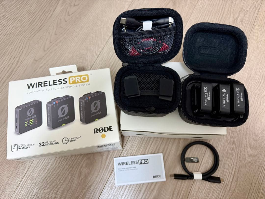 【開封済・未使用】RODE WIRELESS PRO ワイヤレスマイク