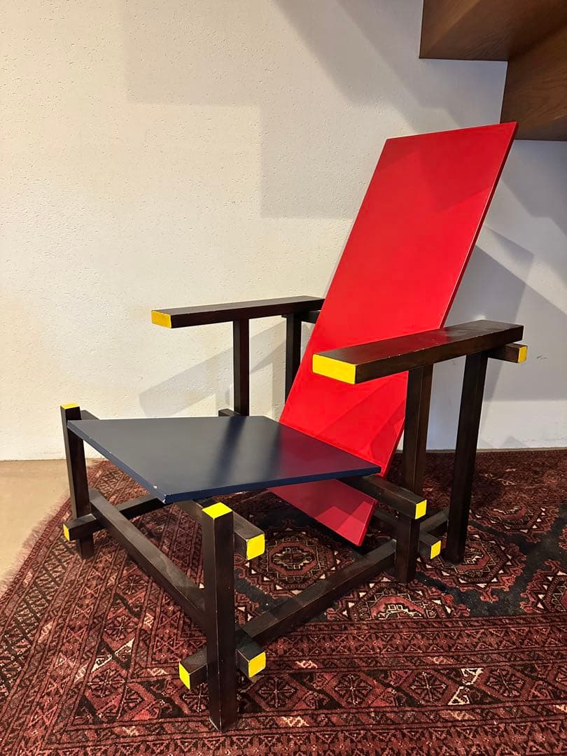 希少　レッドアンドブルーチェア Gerrit Rietveld ヴィンテージ