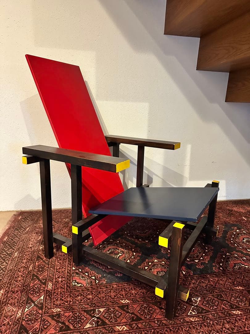 希少　レッドアンドブルーチェア Gerrit Rietveld ヴィンテージ