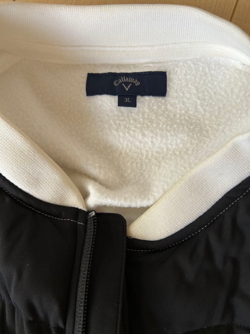 Callaway メンズジャケット 3L ブラック/ホワイト