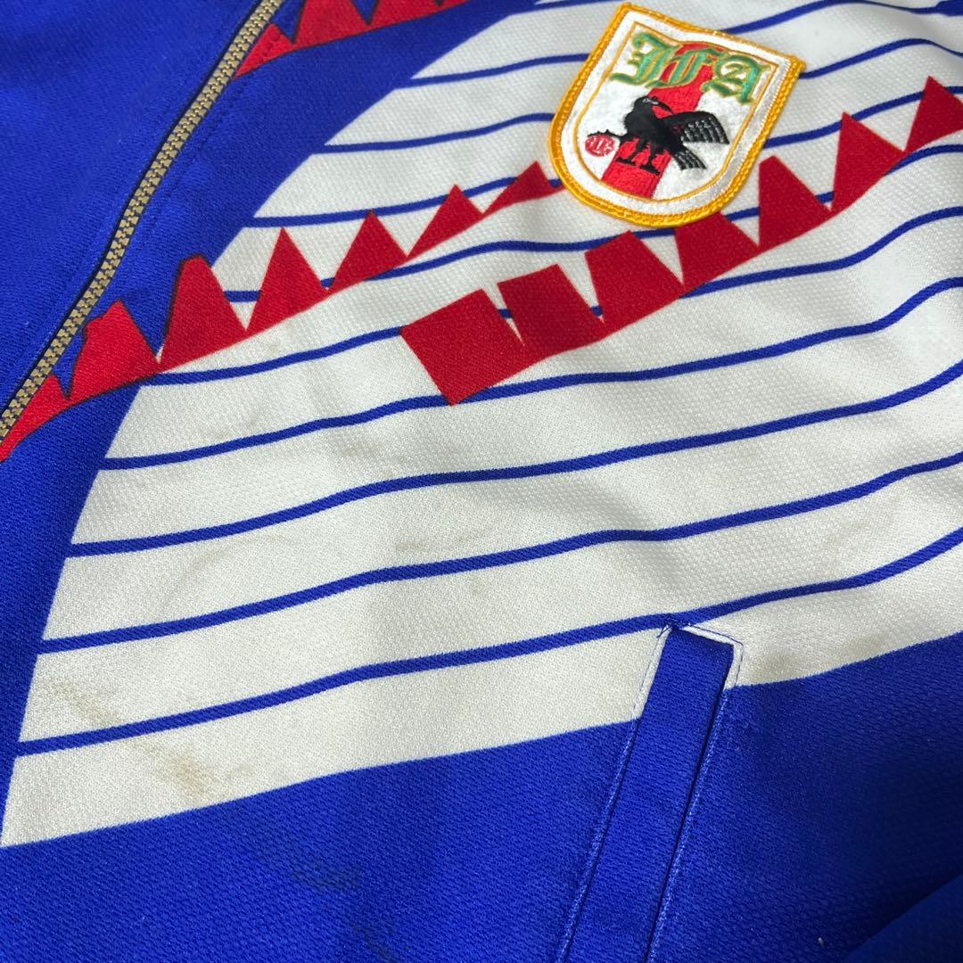 asics ドーハ　サッカー日本代表　90sジャージ　Oサイズ