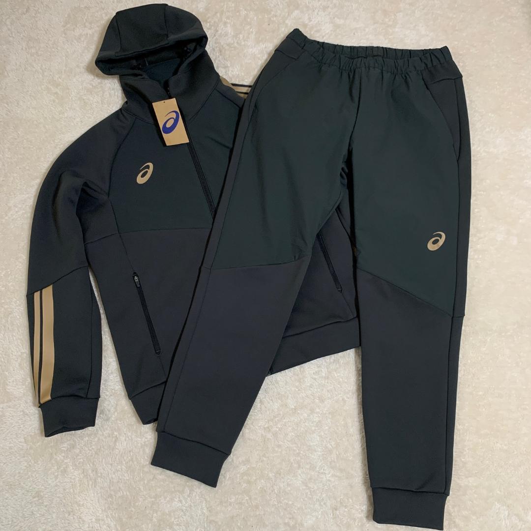 アシックス　ハイブリッド　ジャケット　パンツ　メンズL　上下セット　秋冬