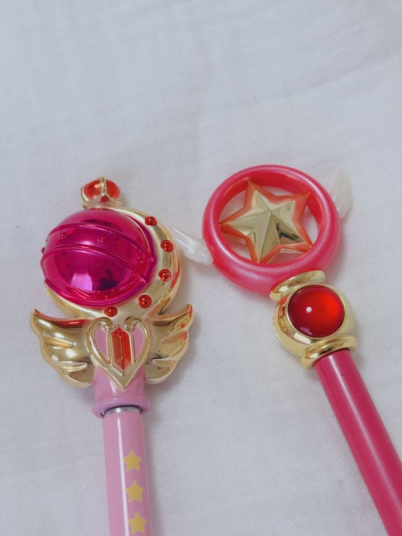セーラームーン＆カードキャプターさくら 指示棒 2本セット 当時物 公式文具