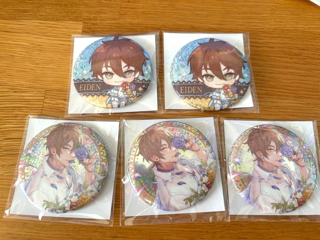 NU:カーニバル くじメイト FlowerCollection 缶バッジ エイト