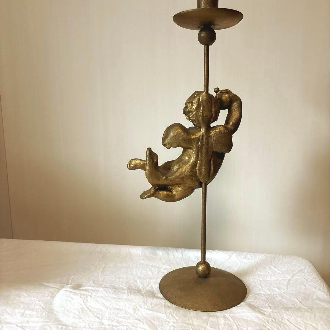 アンティーク　キャンドルホルダー　燭台　ジランドール