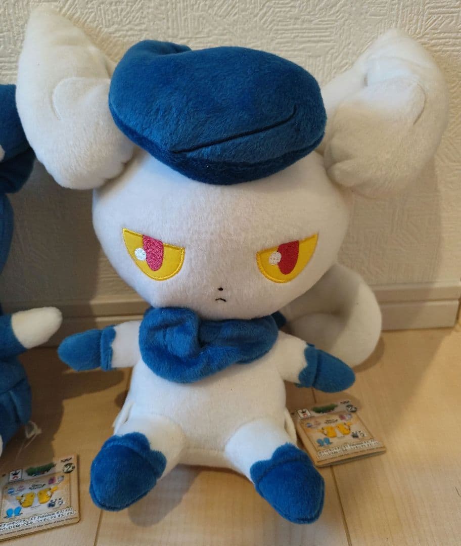 【タグ付き】ポケモン スーパーDX ぬいぐるみ ニャオニクス オス メス BIG