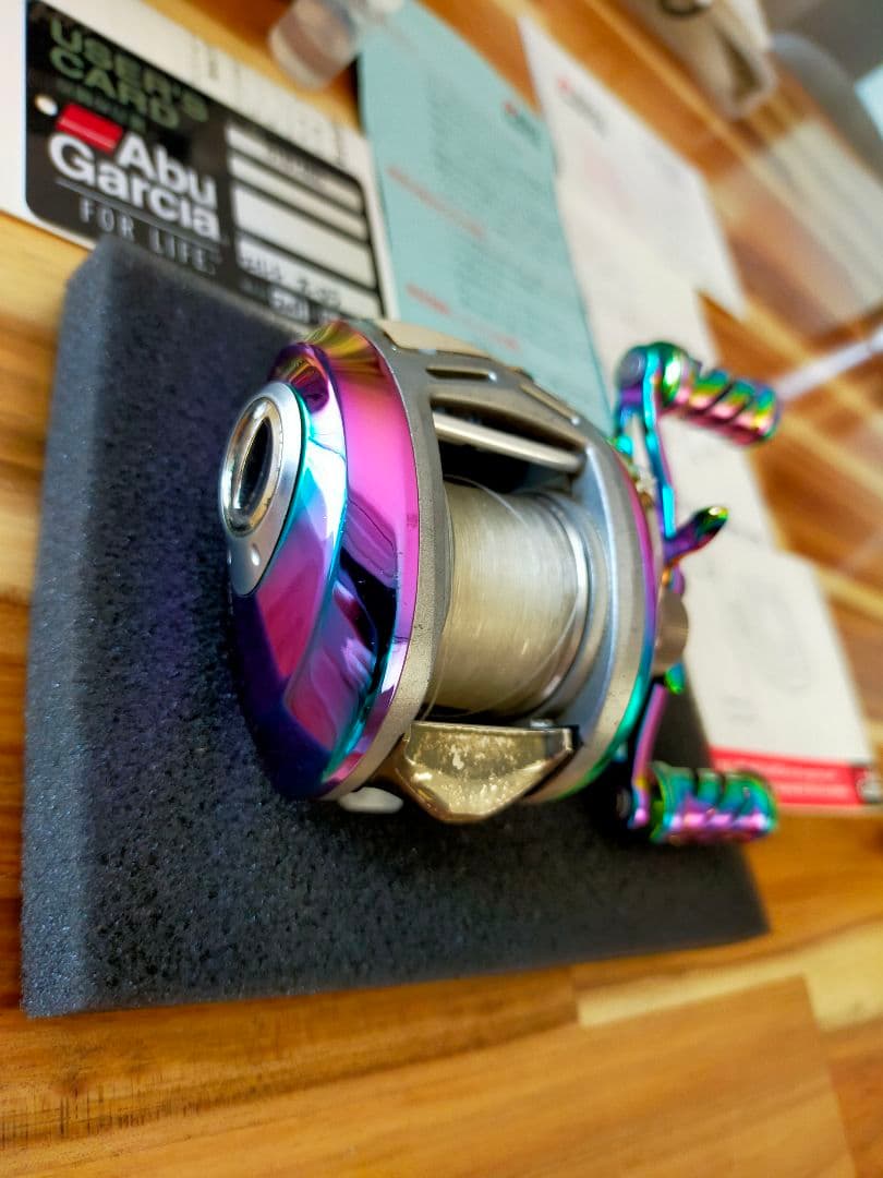 アブガルシア レボエリート オーロラ ハンドルカスタム