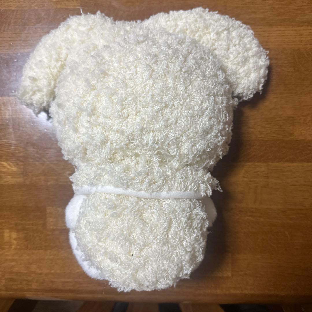 ハローキティの雪うさぎ フード付きぬいぐるみ