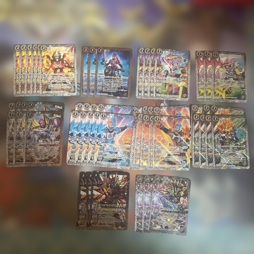 ナ*ナ様 バトルスピリッツ　仮面ライダーエグゼイド　デッキパーツ約190枚