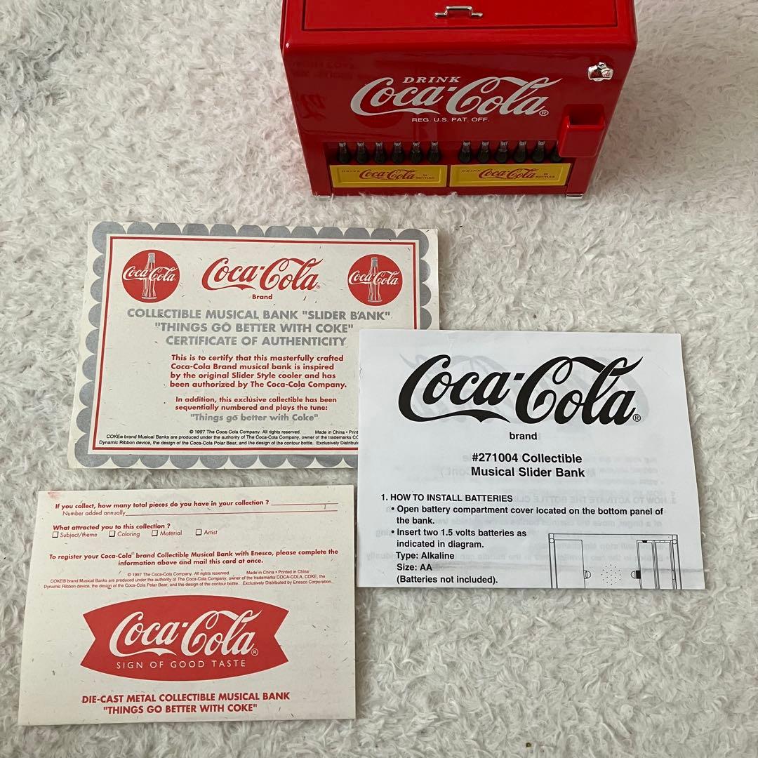 アンティーク雑貨 90s Coca-Cola collectible musical bank