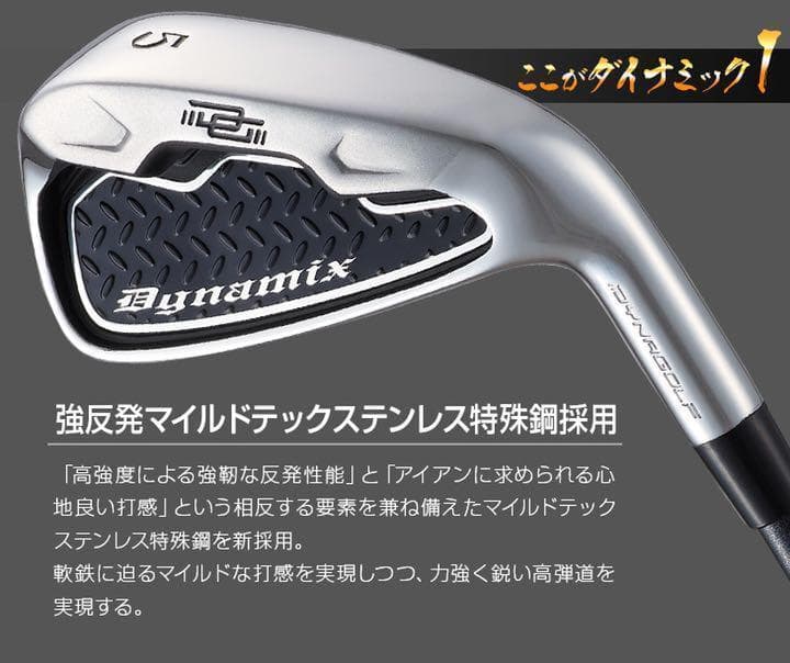 【ヘッド6個】強反発で飛ばす! ダイナミクス アイアン カスタム用ヘッド単品