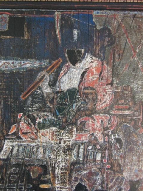 岡村桂三郎、【盲目と鼓動】、希少な額装用画集より、新品額装付、状態良好