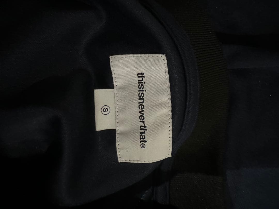 thisisneverthat サッカーシャツ Sサイズ ネイビー