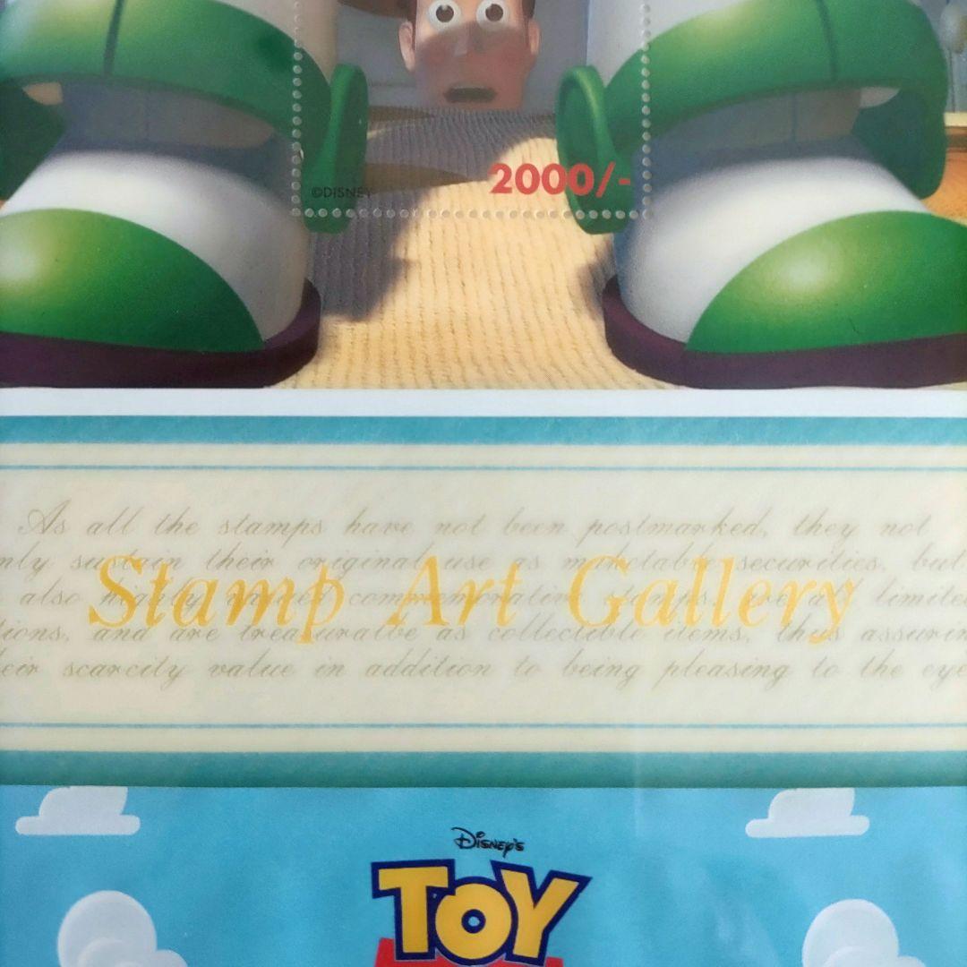 ◼️トイストーリー◼️スタンプアートギャラリー コレクション説明書木製額　美術品