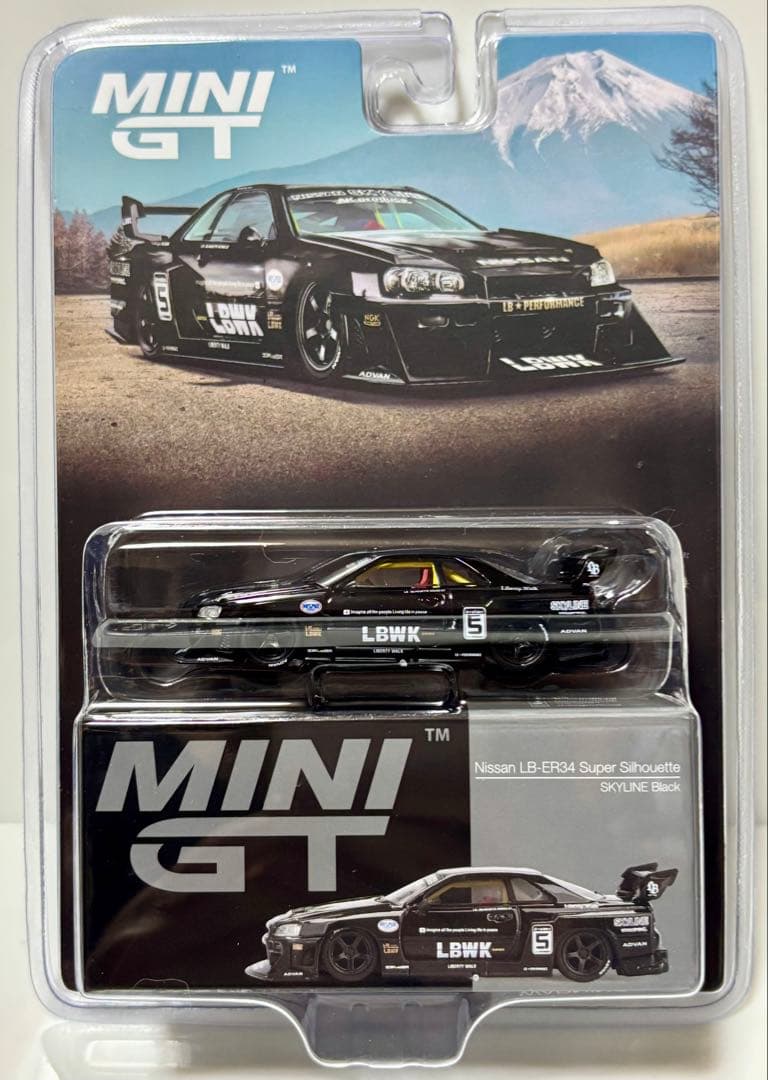 MINI GT(2点)Nissan LB-ER34 SKYLINE (ブリスター