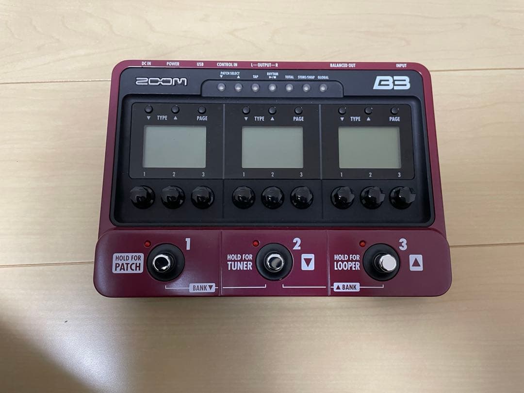 ZOOM B3 ベースエフェクター