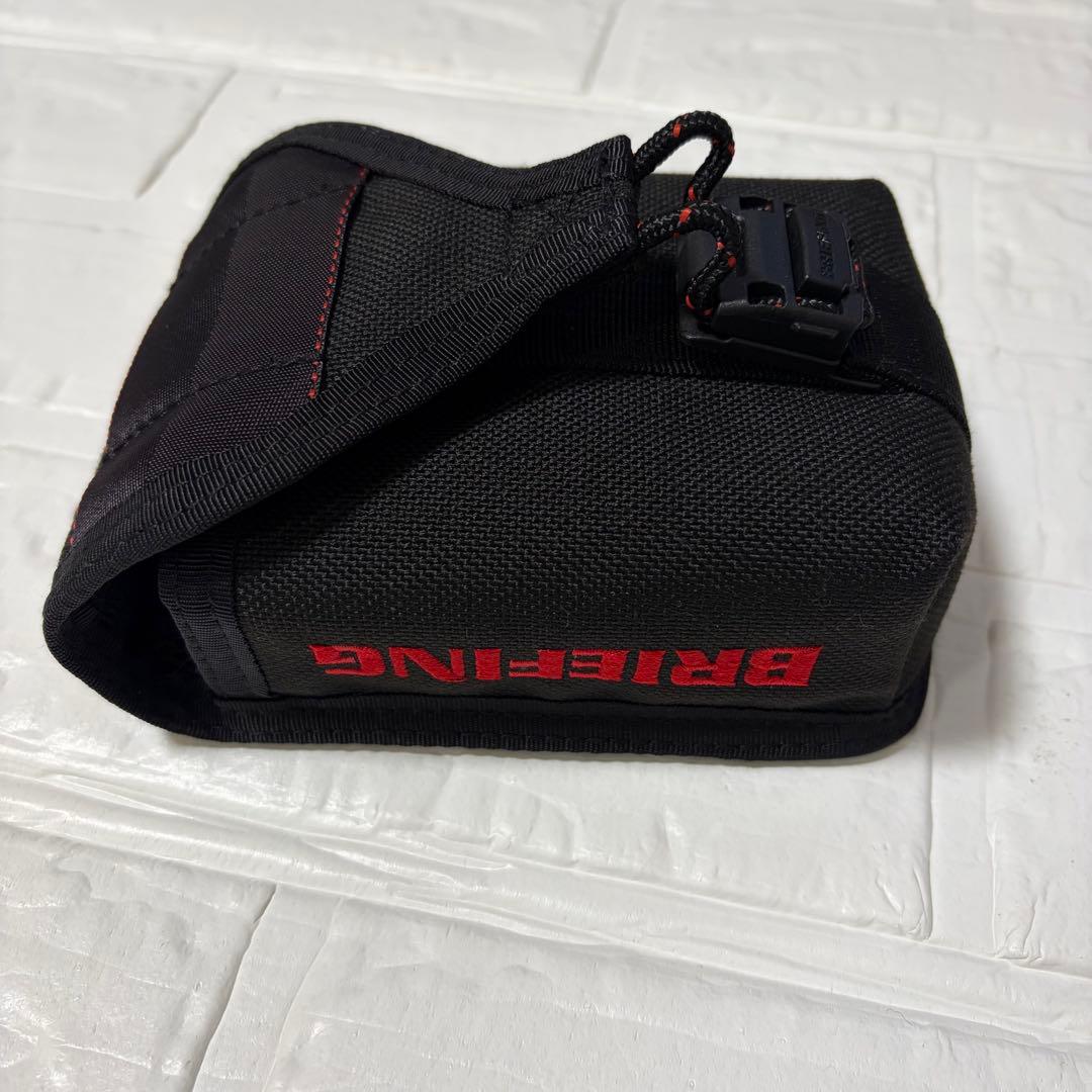 美品　ブリーフィング ラウンド小物 TL スコープボックスポーチ 黒