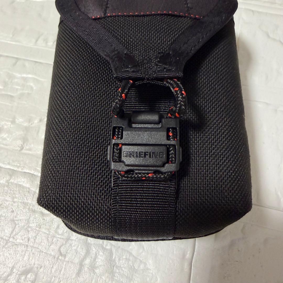 美品　ブリーフィング ラウンド小物 TL スコープボックスポーチ 黒