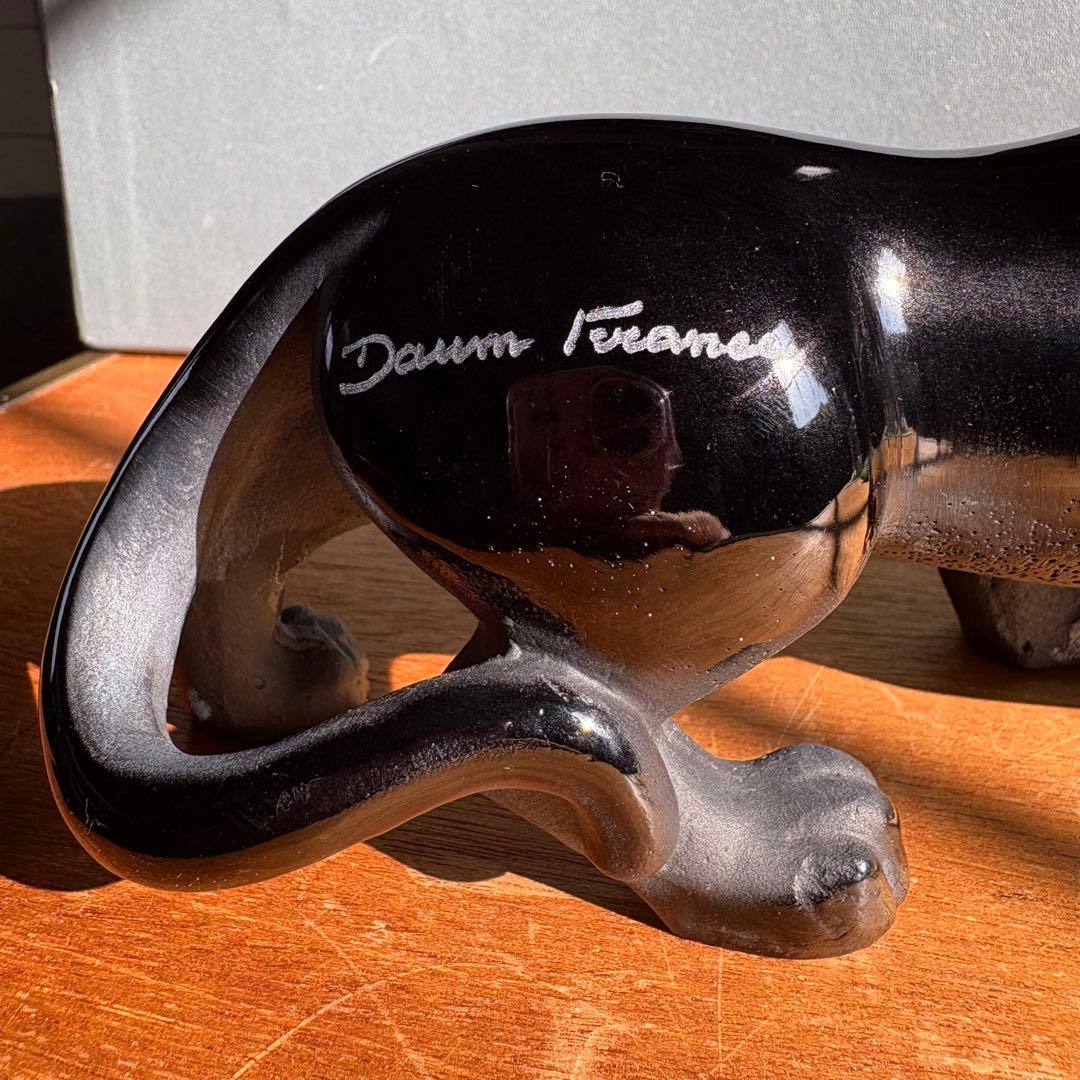 黒ヒョウ　ブラックパンサー　ドームフランス　ナンシー　開運　浄化　クリスタル