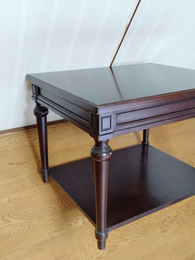 【カリモク】昭和レトロ　サイドテーブル　ドマーニ