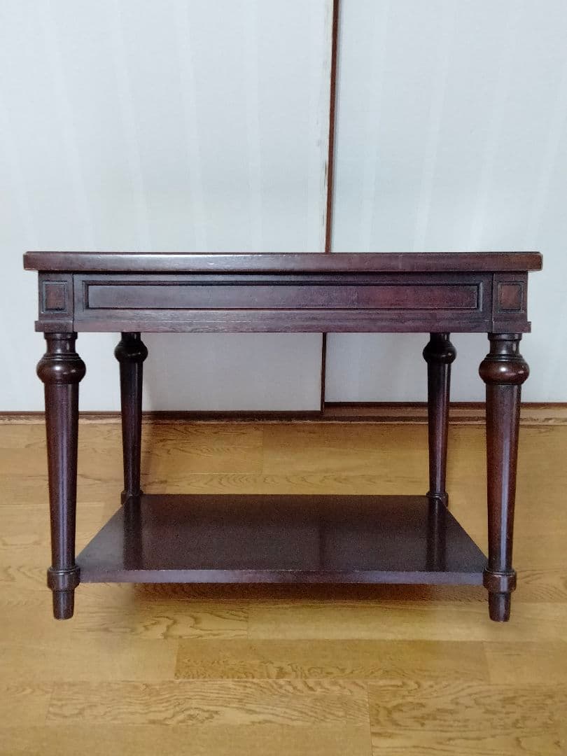 【カリモク】昭和レトロ　サイドテーブル　ドマーニ