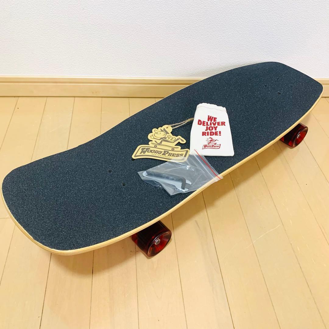【未使用】WOODY PRESS スケートボード thruster2搭載 コンプ