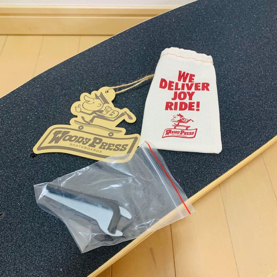 【未使用】WOODY PRESS スケートボード thruster2搭載 コンプ