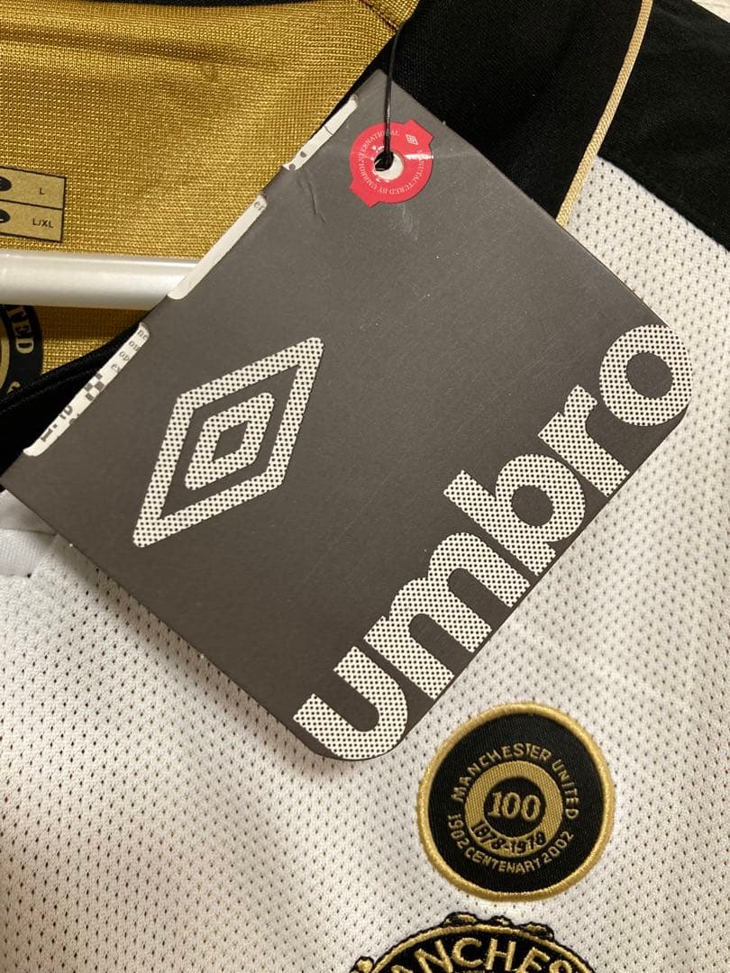 レア商品！02-03マンチェスターユナイテッド100周年 ベッカム ユニフォーム