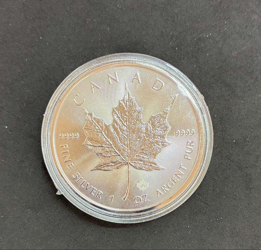 銀貨 1オンス 2020年メイプルリーフ　保証書付