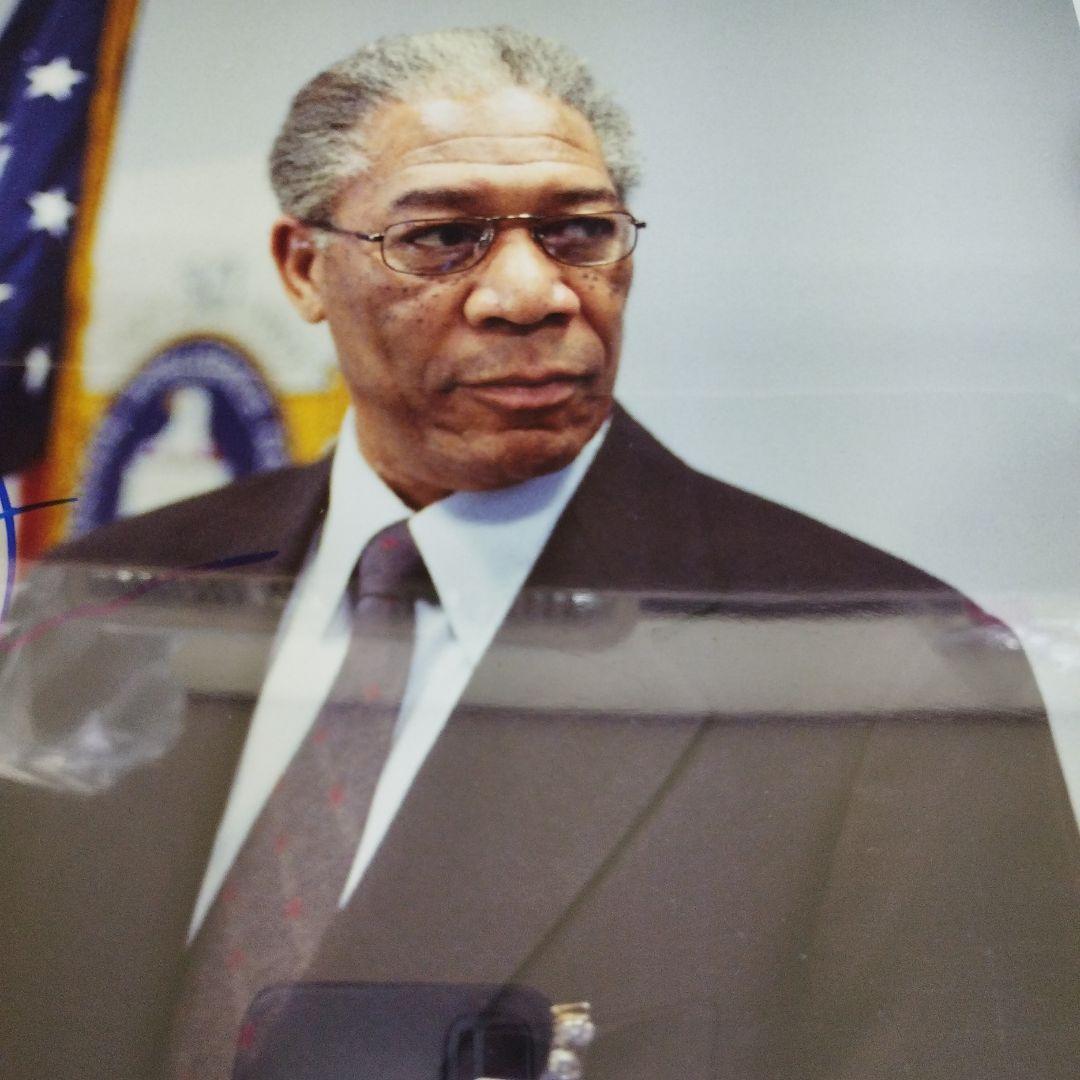 ハリウッド　モーガン・フリーマン　直筆サイン入り8Ｘ10フォト 証明書付き