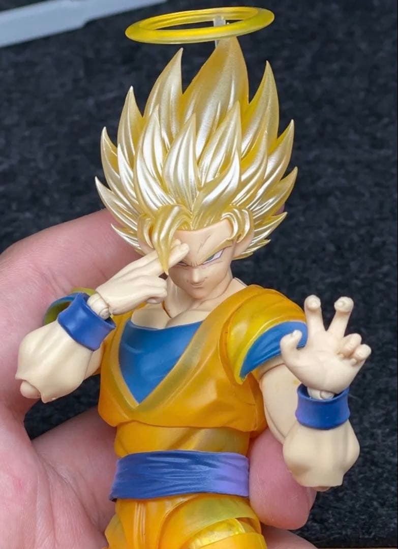 S.H.Figuarts 孫悟空スパーサイヤ人2 +カスタムヘッドパーツ セット