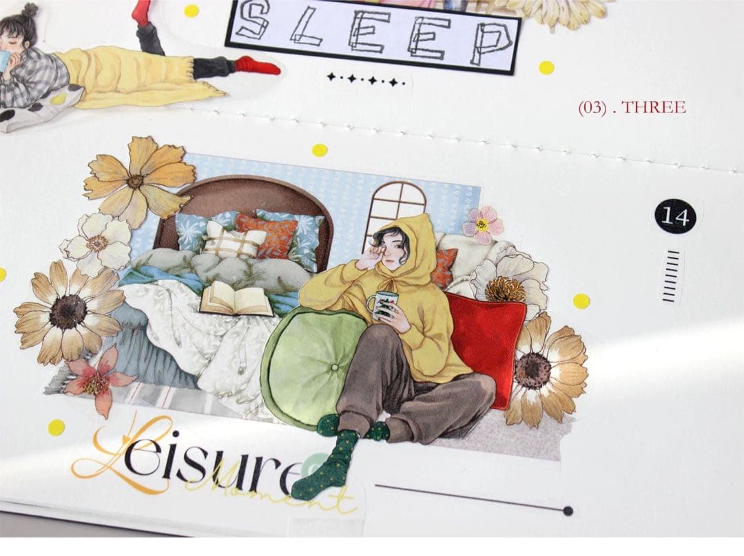 moodtape《温暖之居》海外マスキングテープ　マステ 【2343】