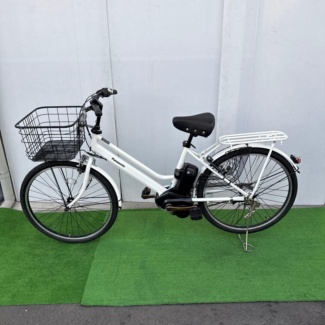 Panasonicパナソニック電動アシスト自転車26インチ 12Ah ホワイト