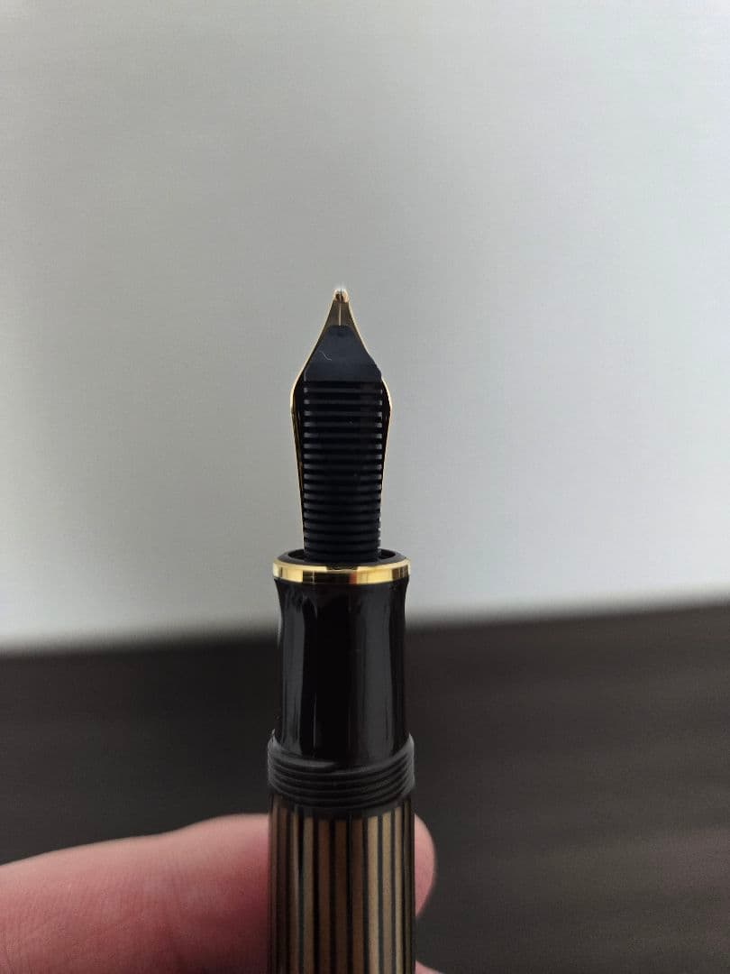 ペリカン 万年筆 スーベレーン800 ブラウンブラック B字 箱なし