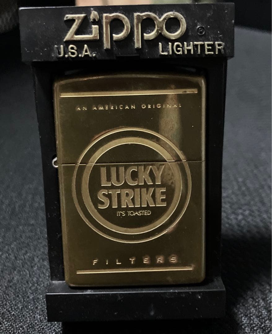 【新品未使用品】Zippo Lucky Strike ライター ゴールド